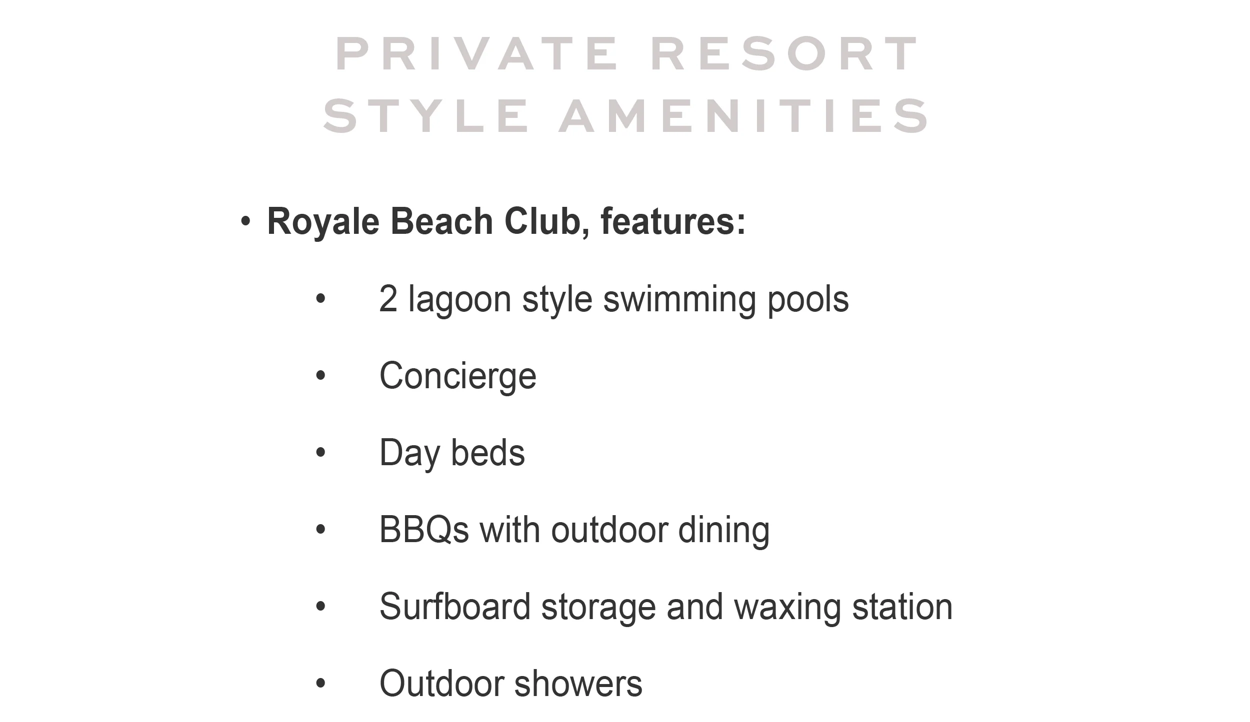 2002-Royale Beach Club Amenities